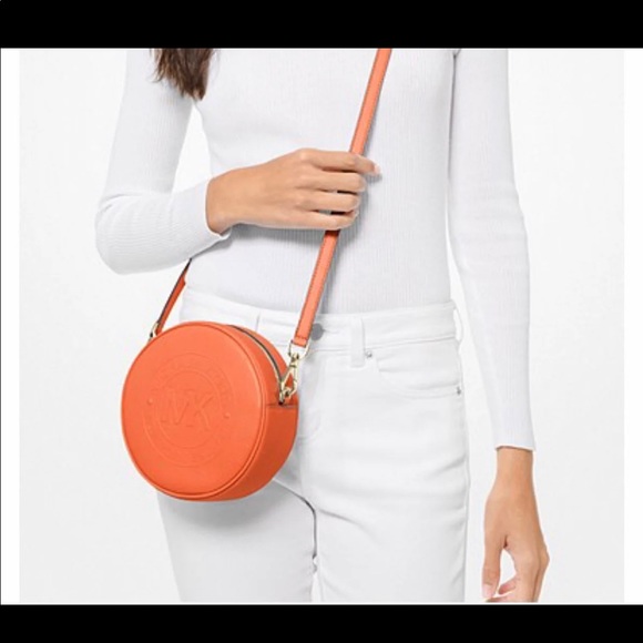 Michael Kors Handbags - NWT MICHAEL KORS Fulton Debossed Canteen Crossbody